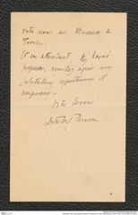 Nachlass Franz Steindachner, Brief von Peracca an Franz Steindachner (22.02.1901), Inv.Nr. 389.03, Seite 4